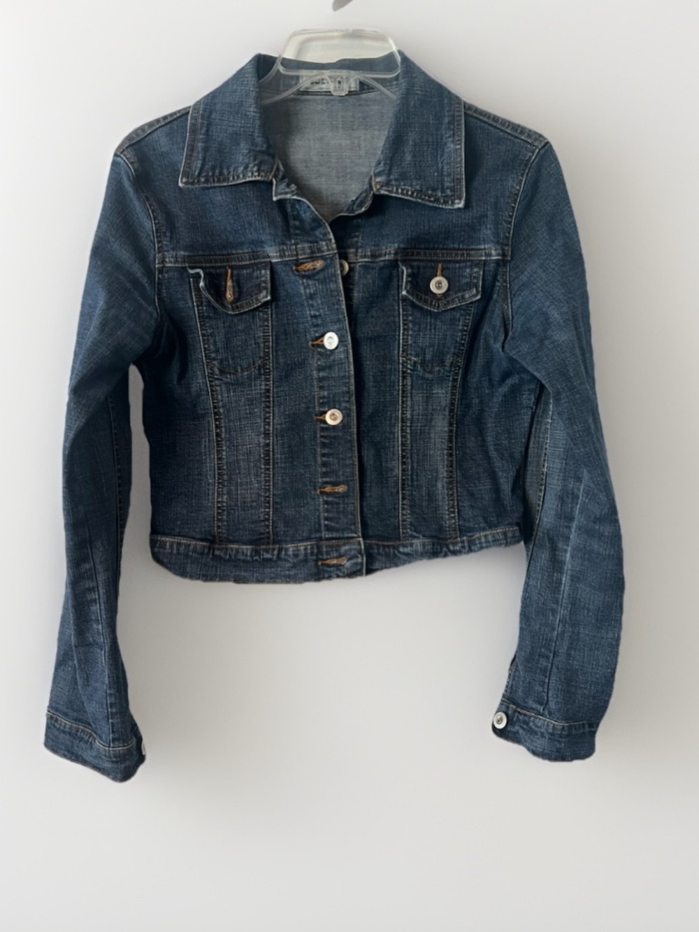 Solid Women's Indigo Blue Denim Jacket